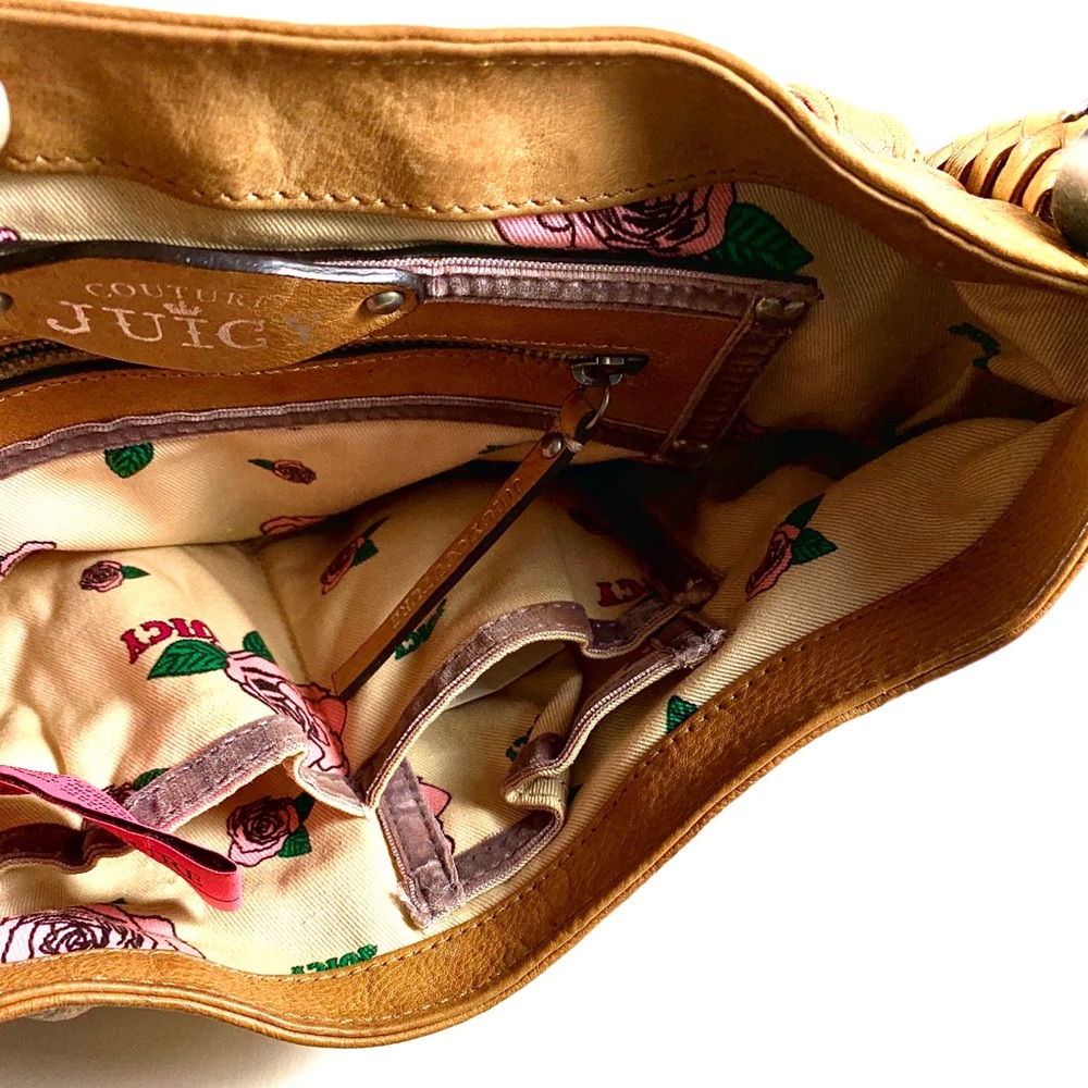Juicy Couture brown leather shoulder handbag - Picture 6 of 11